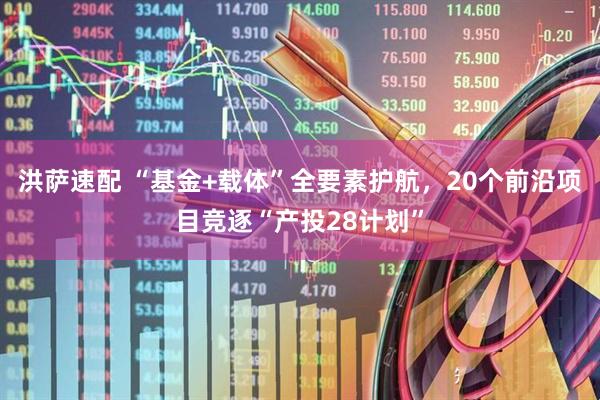 洪萨速配 “基金+载体”全要素护航，20个前沿项目竞逐“产投28计划”